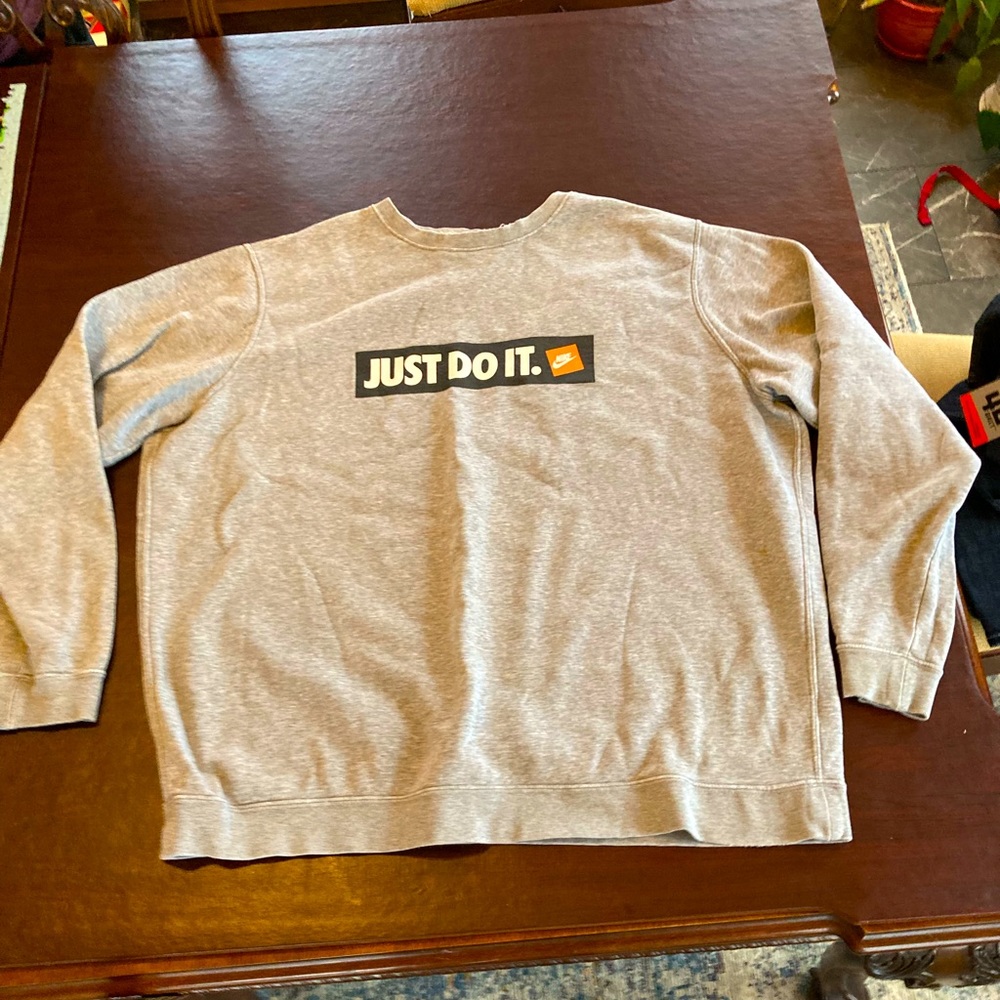 Nike Just Do It swoosh sweatshirt, crew neck, men’s XXL